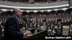 Президент Эрдогандын түрк парламентиндеги кайрылуусу. 25-декабрь, 2018-жыл.