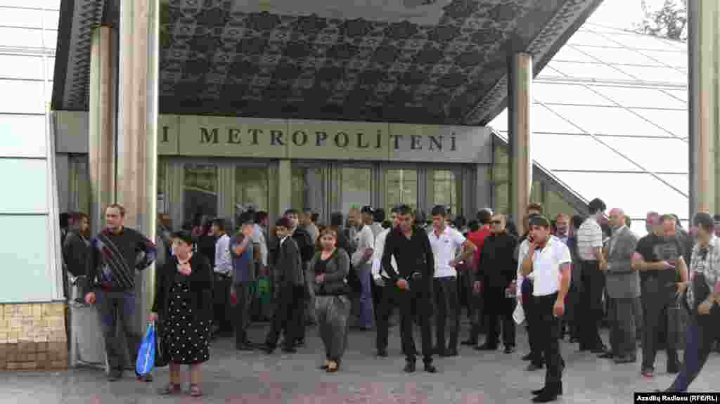 Bakı. Metronun İçəri Şəhər stansiyası