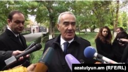 Armenia - Galust Sahakian, speaker of Armenia's Parliament, 27Oct, 2016 