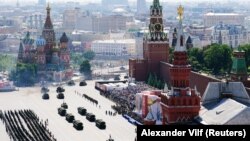 Ռուսաստան - Հաղթանակի շքերթը Մոսկվայի Կարմիր հրապարակում, 24-ը հունիսի, 2020թ.