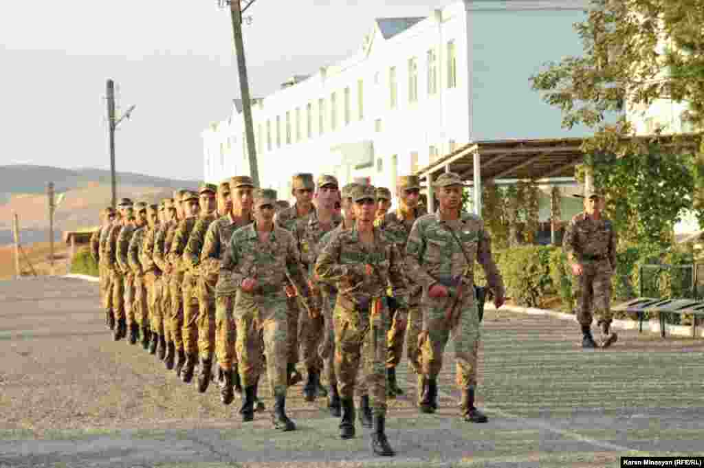 Nagorno Karabakh -- Life in one of military training camps in Karabakh, 28Oct2012