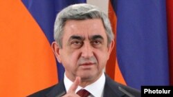 Armenian President Serzh Sarkisian 