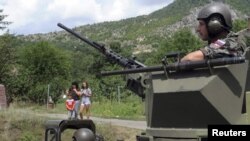 силите на КФОР на северот од Косово