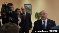 Belarus - Presidential elections, Alexander Lukashenko, voting. Minsk, 11Oct2015