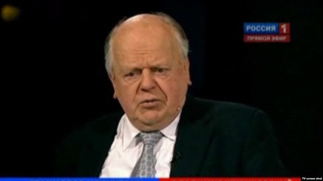 Stanislau Shushkevich (screen grab from Russian TV)