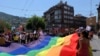 Bosnia and Herzegovina -- LGBT pride in Sarajevo, August 14, 2021.