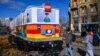 HUNGARY-ARTS-TRANSPORT-LEGO-TRAMWAY