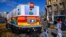 HUNGARY-ARTS-TRANSPORT-LEGO-TRAMWAY