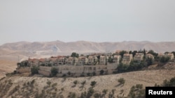 O vedere a coloniei israeliene Maale Adumim, în Cisiordania ocupată de Israel.
