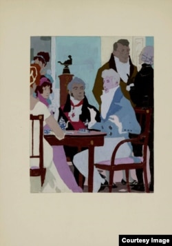 Салон Анны Павловны Шерер. Илл. Андрея Николаева.