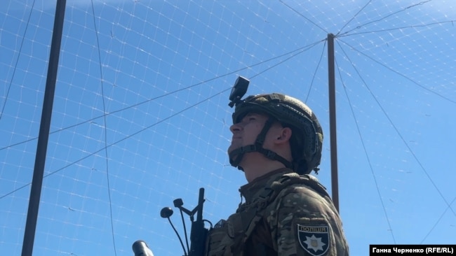 Кільцева дорога Харкова під антидроновою сіткою від російських FPV. 21 травня 2026 року