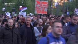 Thousands Protest Vucic Victory In Serbia