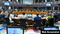 Заседание Совета министров иностранных дел ЕС, 16 марта 2026 г., Брюссель.