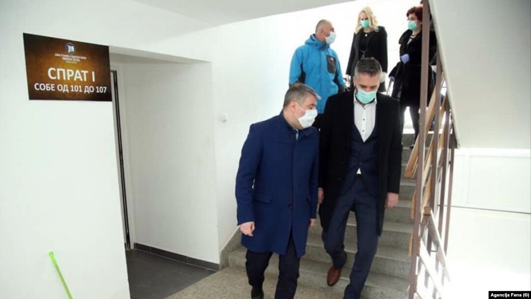 Ministar Šeranić u posjeti Studentskom centru 25. marta 2020