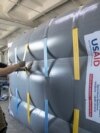 USAID assistance arrives in Ukraine earlier this year.