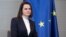 Belarusian opposition leader Svyatlana Tsikhanouskaya (file photo)