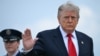 US President Donald Trump waves as he boards Air Force One at Joint Base Andrews, Maryland, on July 27, 2026.
