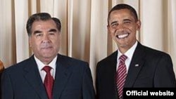 Эмомалӣ Раҳмон ва Барак Обама