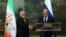 سرگئی لاوروف، وزیر خارجه روسیه در دیدار با محمدجواد ظریف، وزیر خارجه ایران