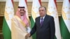 Президент Эмомалӣ Раҳмон бо раиси Фонди саудии рушд Абдураҳмон Ал-Маршад.
