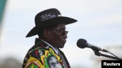 Robert Mugabe earlier this year