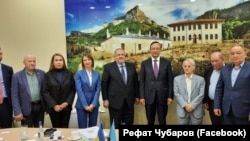 Встреча с Верховным комиссаром ОБСЕ по делам национальных меньшинств Кайратом Абдурахмановым в киевском офисе Меджлиса крымскотатарского народа, 27 сентября 2021 года