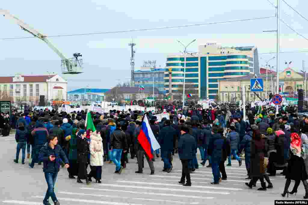 Chechnya -Pro-Kadyrov's meeting in Grozny, 22 January 2016