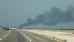 Яке аз полоишгоҳҳои нафтӣ дар Арабистони Саудӣ, ки мавриди ҳамлаи паҳподии Эрон қарор гирифт. 2-юми марти соли 2026