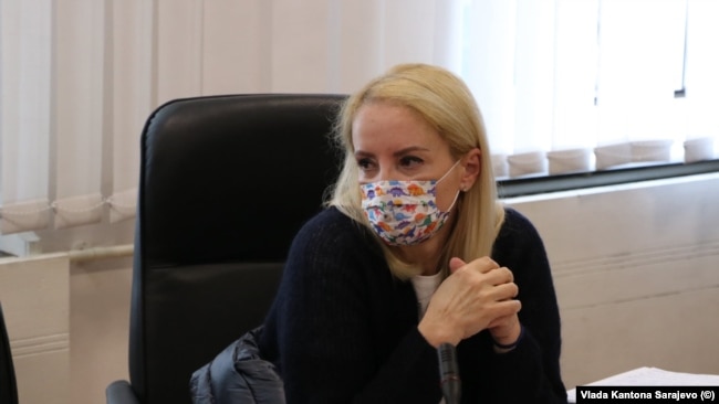 Direktorica KCUS-a Sebija Izetbegović nakon sastanka nije željela dati izjavu medijima