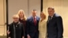 Zdesna nalijevo: Bivši predsjednik RS Milorad Dodik, ministar odbrane SAD Pete Hegseth sa suprugom Jennifer Rauchet, članica Predsjedništva BiH Željka Cvijanović i v.d. šefice Kancelarije za međunarodnu saradnju RS Ana Trišić-Babić na Molitvenom doručku u Washingtonu, 5. 2. 2026.