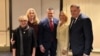 Zdesna nalijevo: Bivši predsjednik RS Milorad Dodik, ministar odbrane SAD Pete Hegseth sa suprugom Jennifer Rauchet, članica Predsjedništva BiH Željka Cvijanović i v.d. šefice Kancelarije za međunarodnu saradnju RS Ana Trišić-Babić na Molitvenom doručku u Washingtonu, 5. 2. 2026.