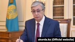 Kazakh President Qasym-Zhomart Toqaev