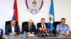 Vanredna konferencija za medije vrha MUP-a RS-a, za mikrofonom ministar Željko Budimir, Istočno Sarajevo, 5. avgust 2026. 