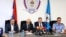 Vanredna konferencija za medije vrha MUP-a RS-a, za mikrofonom ministar Željko Budimir, Istočno Sarajevo, 5. avgust 2026. 