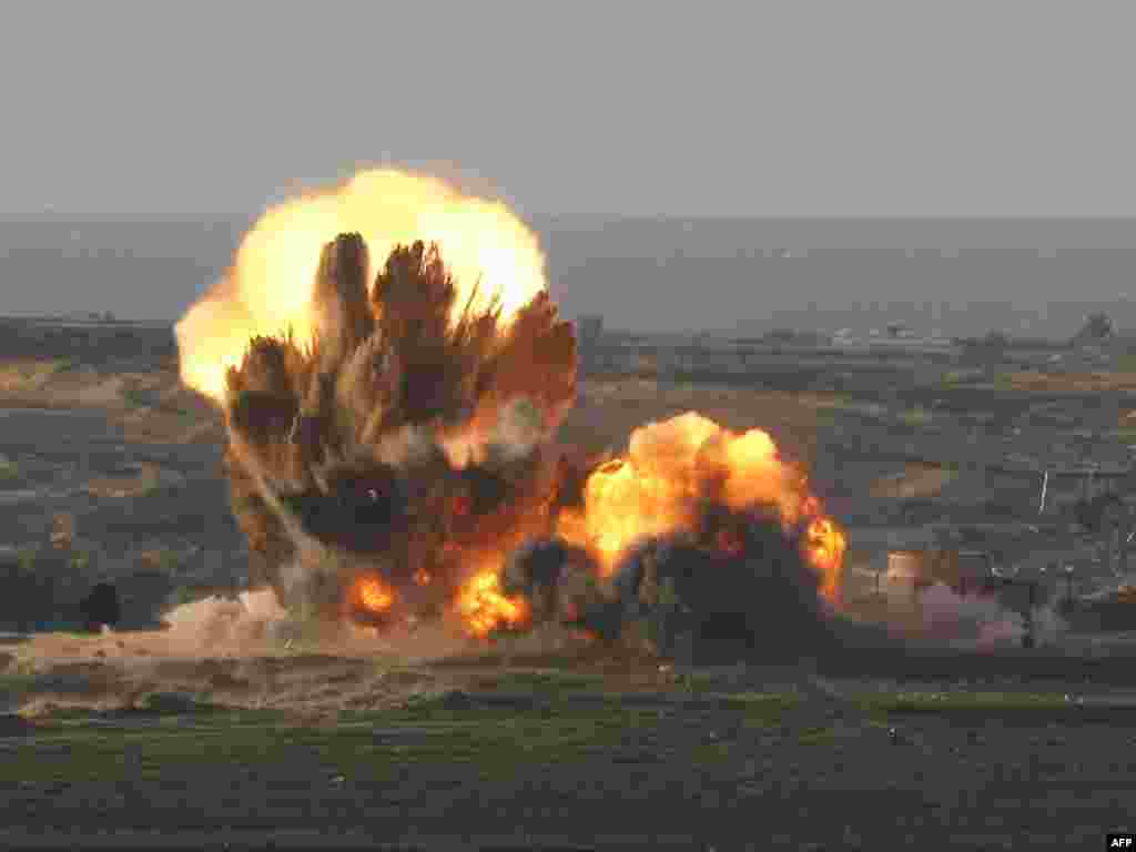 Palestina - Snimak posljedica napada sa izraelske granice.