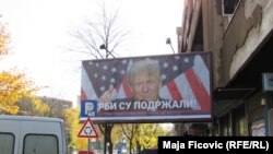 Panoja e Donald Trumpit ne Mitrovicën veriore