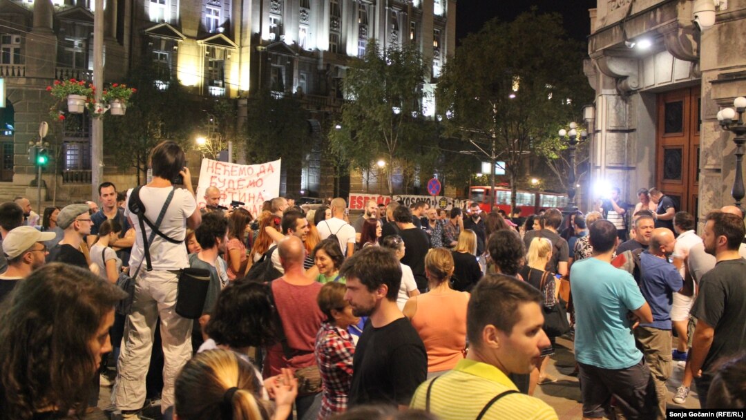 Protest u Beogradu