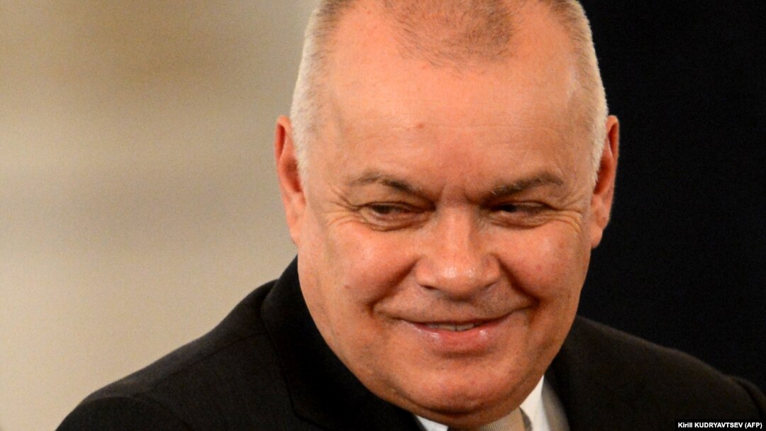 Dmitry Kiselyov is one of Russia's most powerful media figures. (file photo)