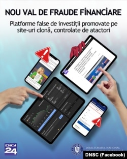 Avertizare lansată recent de DNSC.