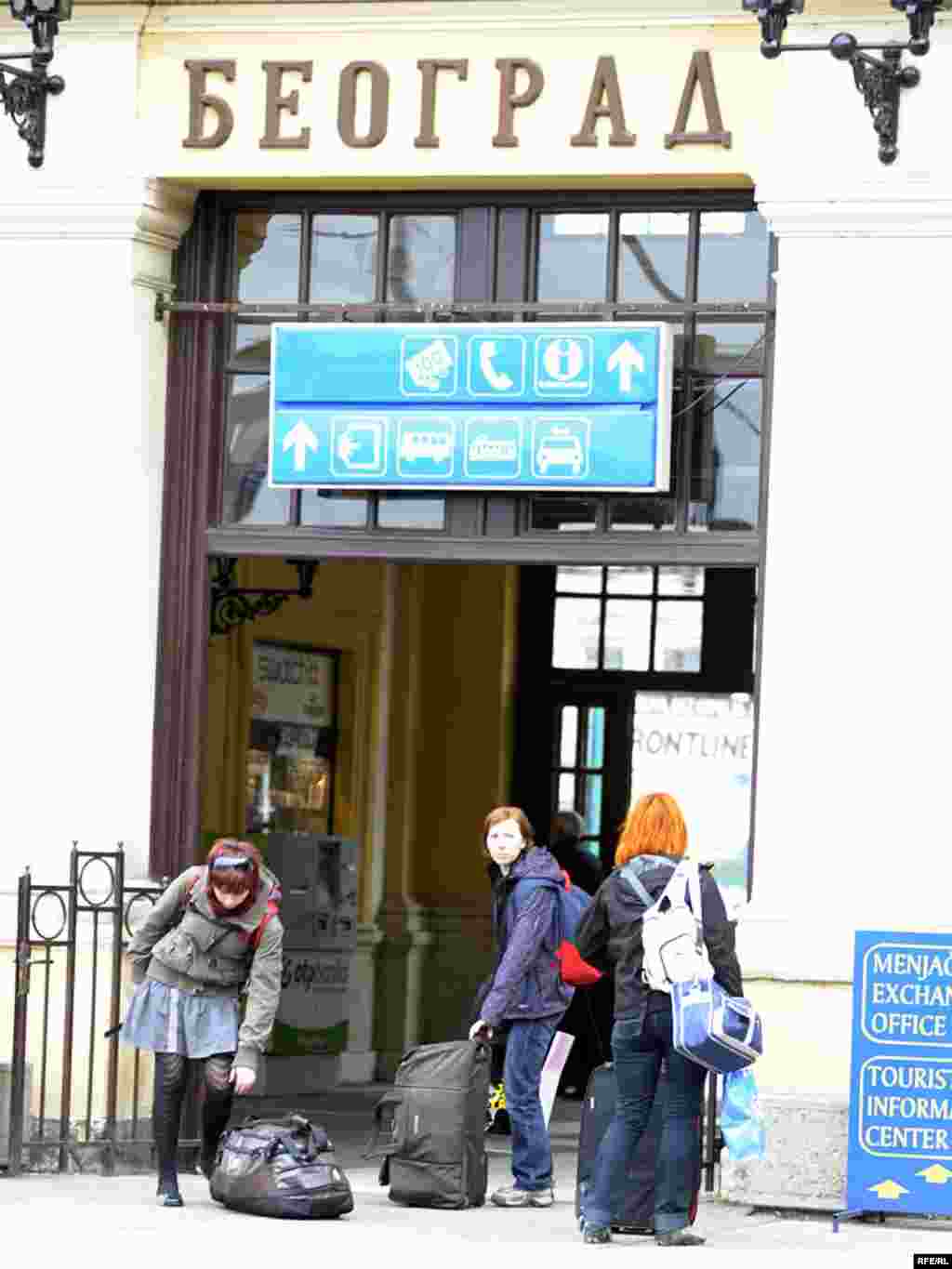 Serbia - Belgrade railway station, ilustrative photo, 22Apr2010.