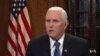Pence Says U.S. Is 'Natural Ally' For Iranians Seeking Freedom
