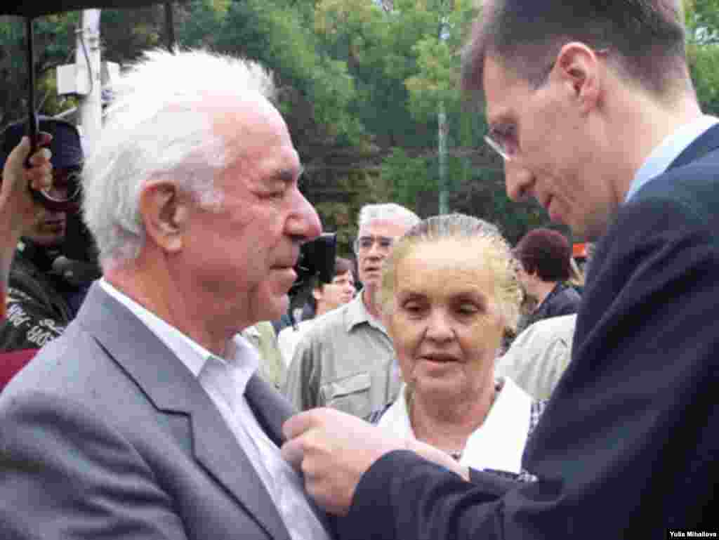 Moldova - Day of Romanian Language, Chisinau, Chirtoacă,31Aug2009