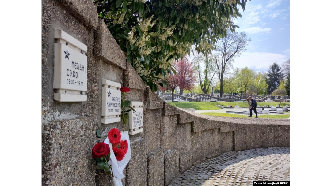 Student Žarko Marinović sahranjen je u Aleji zaslužnih građana na Novom groblju, Beograd, 4. april 2025.