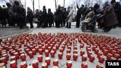На церемонии прощания с Борисом Немцовым. Москва, 3 марта