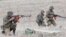 Nagorno-Karabakh -- Karabakh Armenian troops hold exercises.