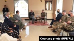 ملاقات جنرال سکات میلر با معصوم ستانکزی در قطر