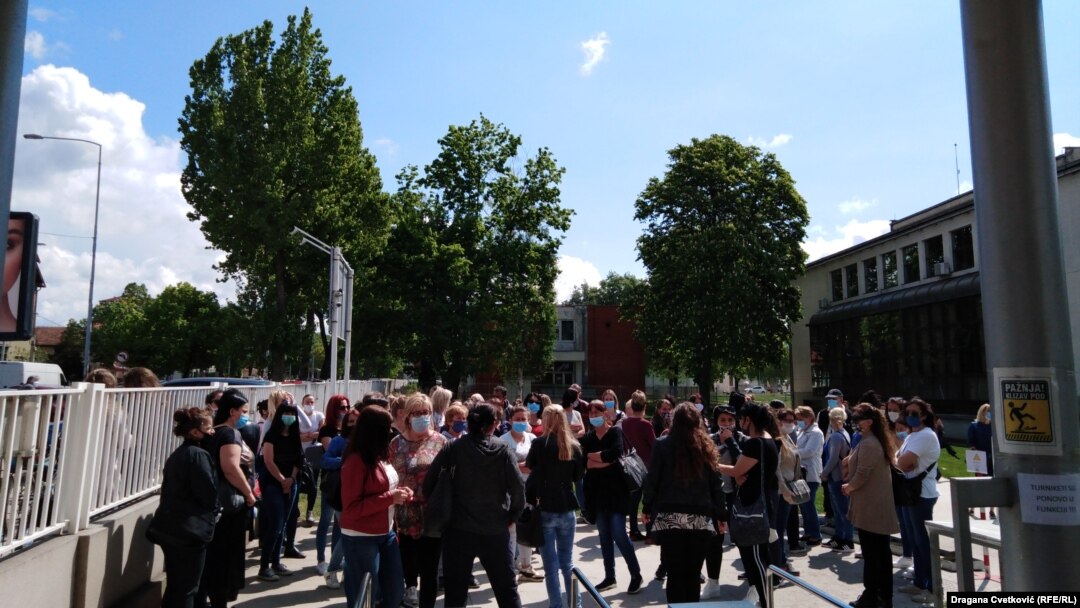Protest tekstilnih radnika u Nišu 