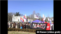 Севастополь. Митинг пророссийских активистов против НАТО. 2007