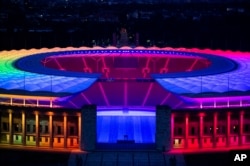 Stadionul olimpic din Berlin, 23 iunie 2021.