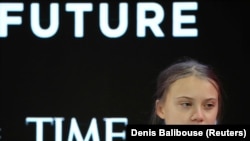 Greta Thunberg la Davos